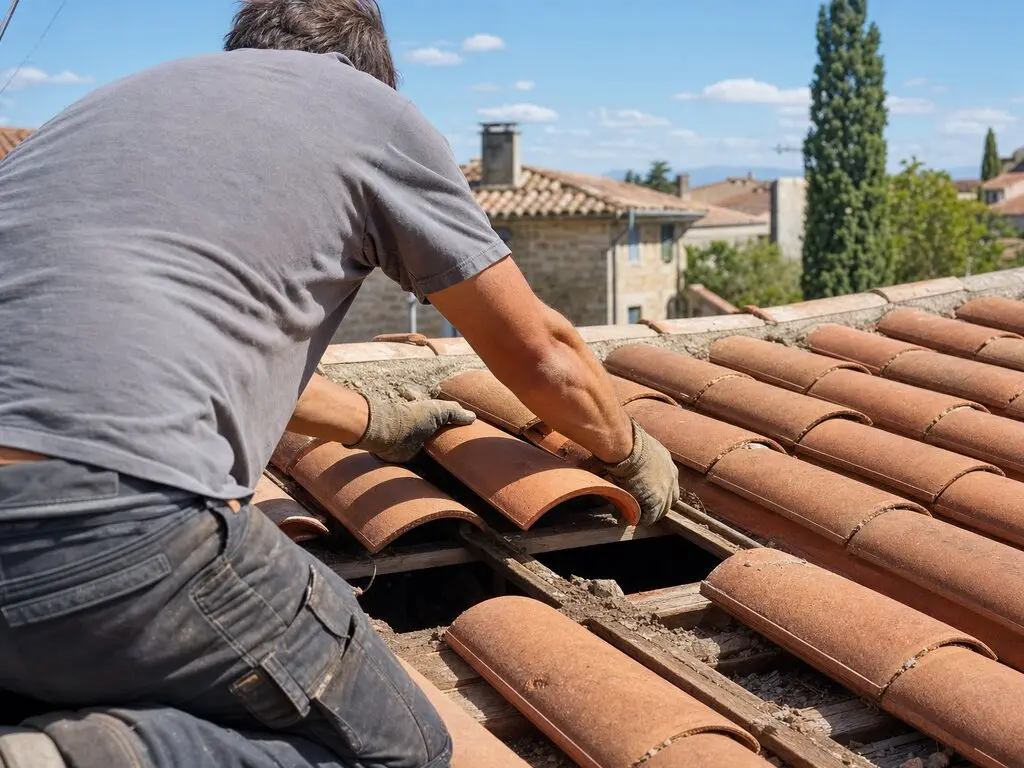 Dépannage couverture : réparation et remplacement de tuiles cassées